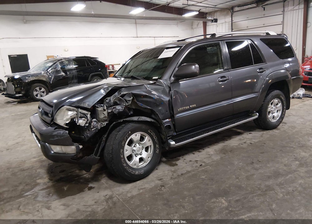 2003 TOYOTA 4RUNNER LIMITED V8 VIN: JTEBT17R930013999