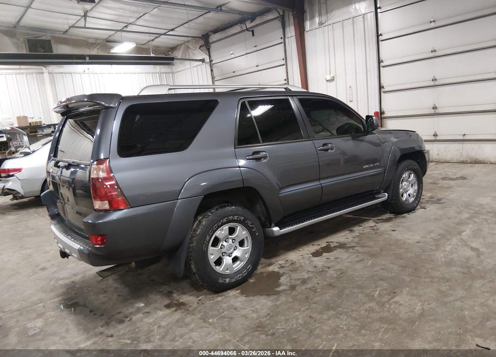 2003 TOYOTA 4RUNNER LIMITED V8 VIN: JTEBT17R930013999
