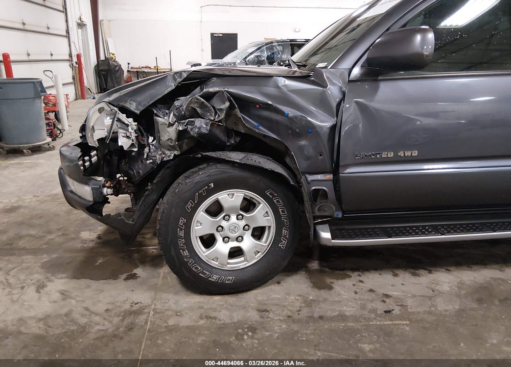 2003 TOYOTA 4RUNNER LIMITED V8 VIN: JTEBT17R930013999