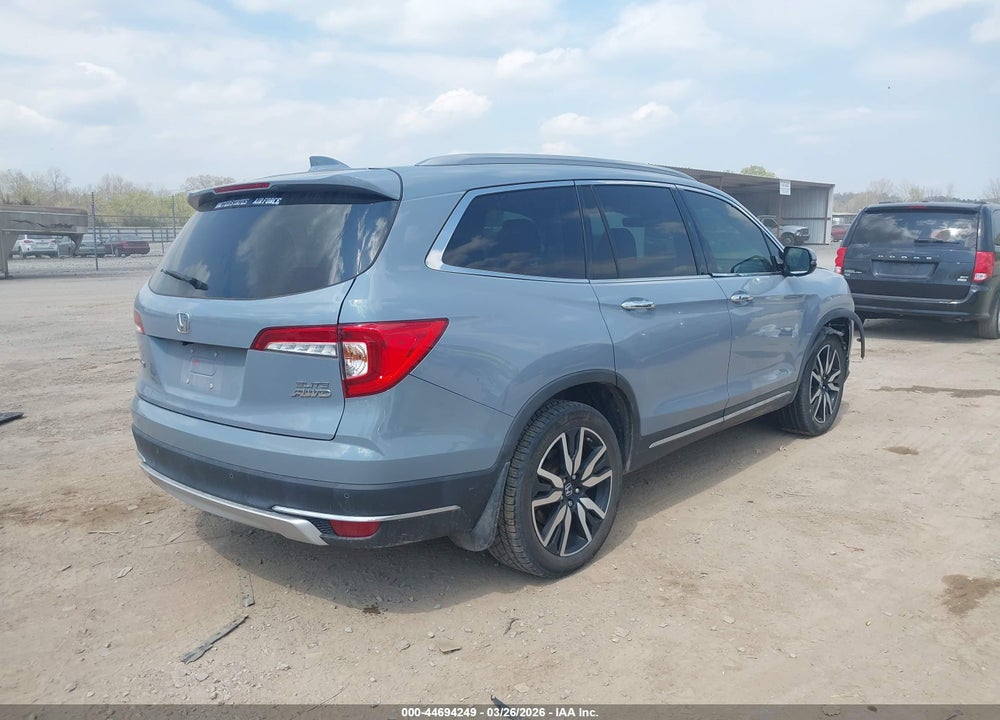 2022 HONDA PILOT AWD ELITE VIN: 5FNYF6H05NB040396