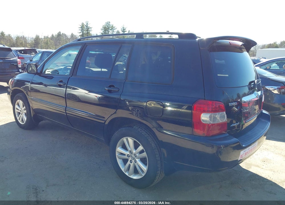 2007 TOYOTA HIGHLANDER HYBRID V6 VIN: JTEEW21A770039150