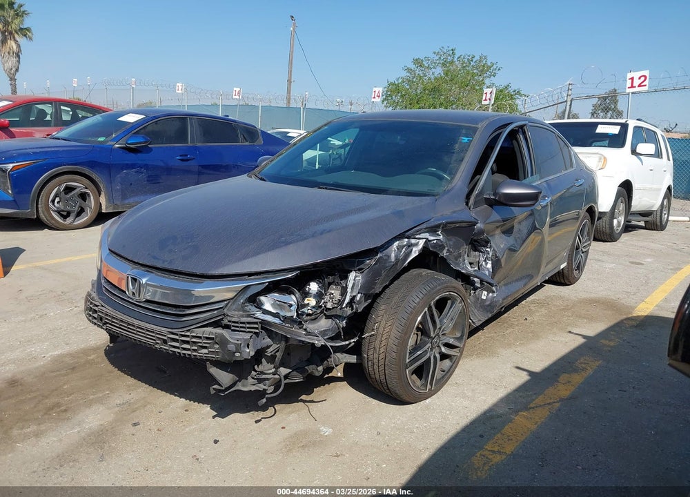 2016 HONDA ACCORD SPORT VIN: 1HGCR2F55GA221312
