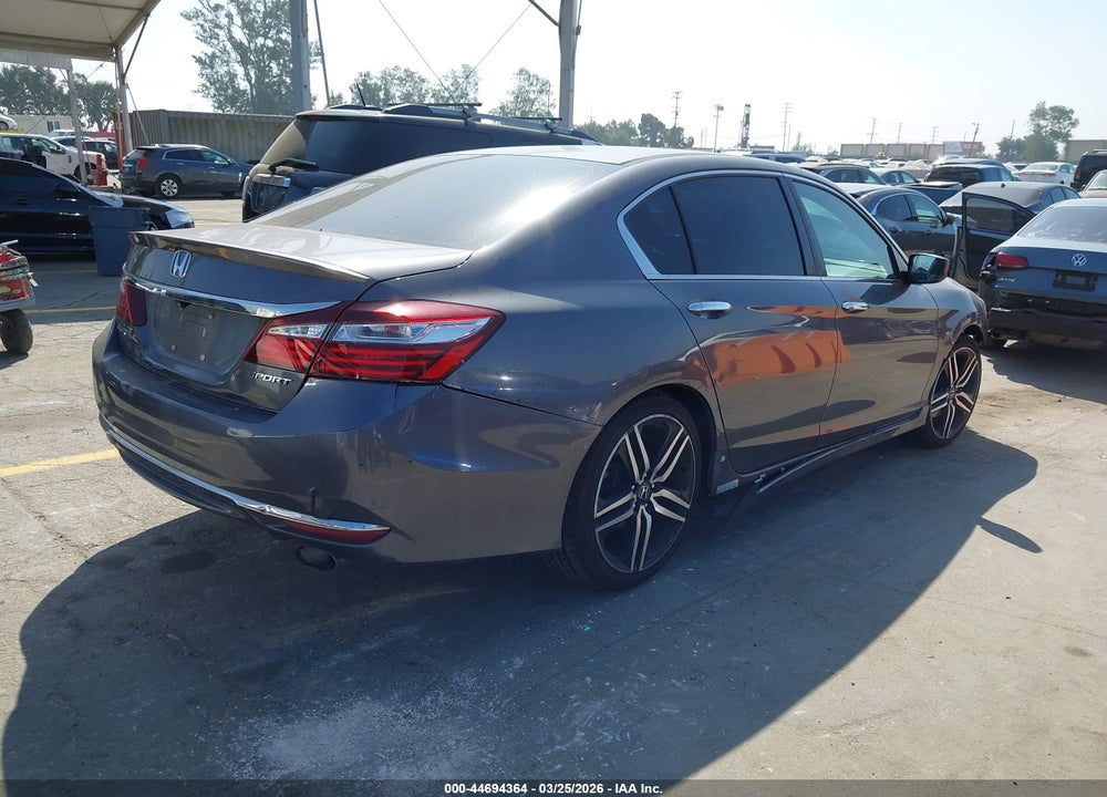 2016 HONDA ACCORD SPORT VIN: 1HGCR2F55GA221312