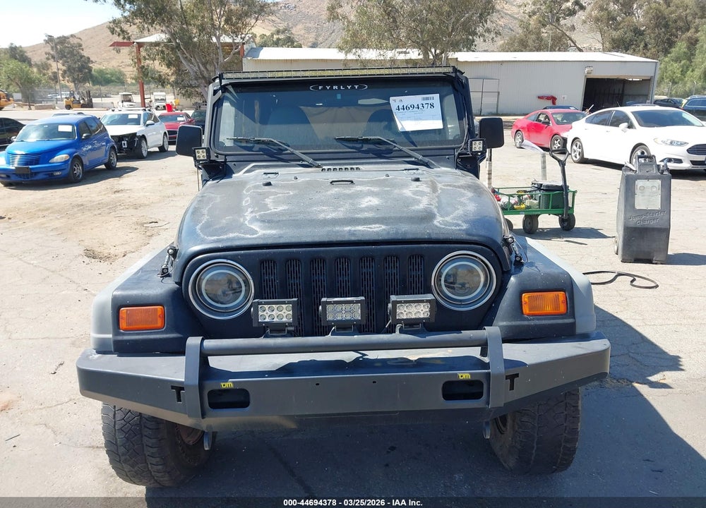 2000 JEEP WRANGLER SPORT VIN: 1J4FA49S0YP717921