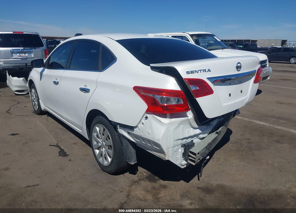 2016 NISSAN SENTRA SV VIN: 3N1AB7AP5GL668542