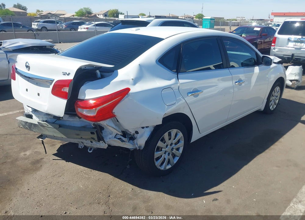 2016 NISSAN SENTRA SV VIN: 3N1AB7AP5GL668542