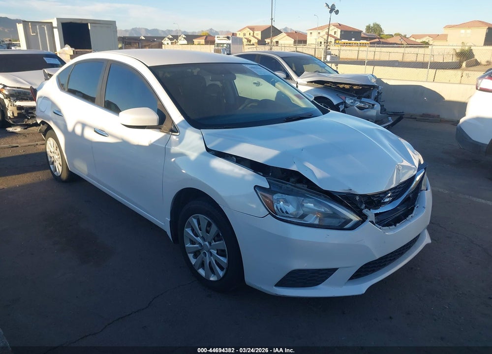2016 NISSAN SENTRA SV VIN: 3N1AB7AP5GL668542