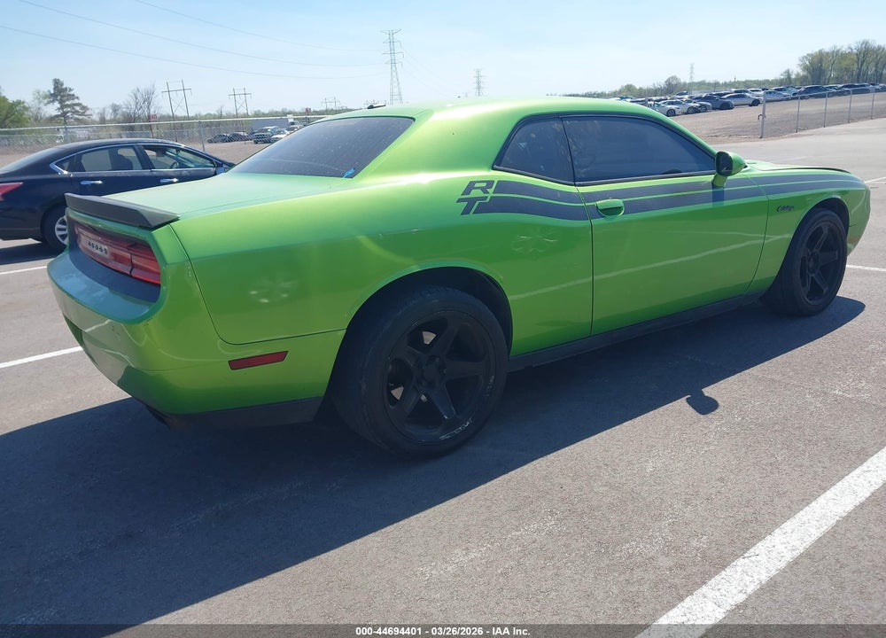 2011 DODGE CHALLENGER R/T VIN: 2B3CJ5DT8BH613219