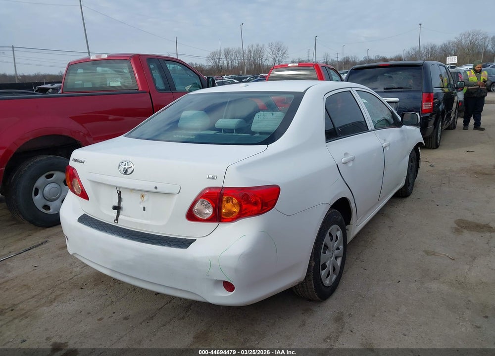 2009 TOYOTA COROLLA LE VIN: 2T1BU40E79C101927