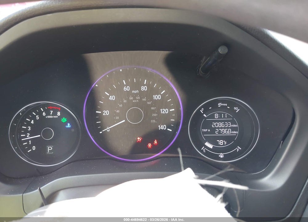 2016 HONDA HR-V EX VIN: 3CZRU5H58GM707048
