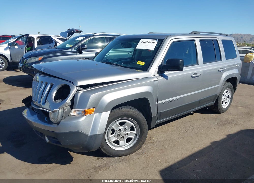 2016 JEEP PATRIOT SPORT VIN: 1C4NJPBA9GD670098