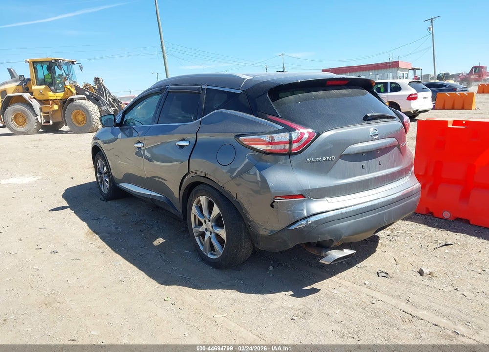 2018 NISSAN MURANO SL VIN: 5N1AZ2MH7JN110159