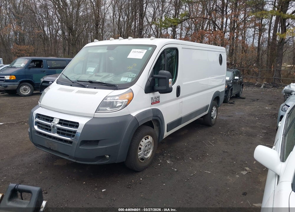 2017 RAM PROMASTER 1500 LOW ROOF 136 WB VIN: 3C6TRVAG4HE529358