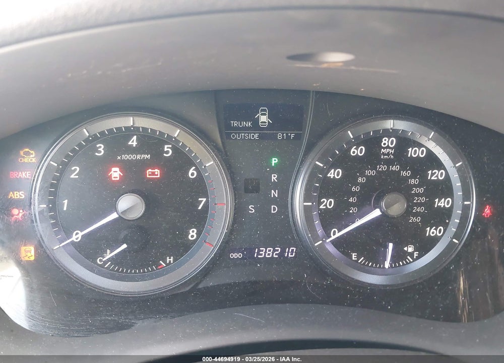 2011 LEXUS ES 350 VIN: JTHBK1EG7B2441158