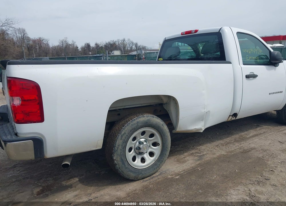 2012 CHEVROLET SILVERADO 1500 WORK TRUCK VIN: 1GCNCPEA4CZ169042