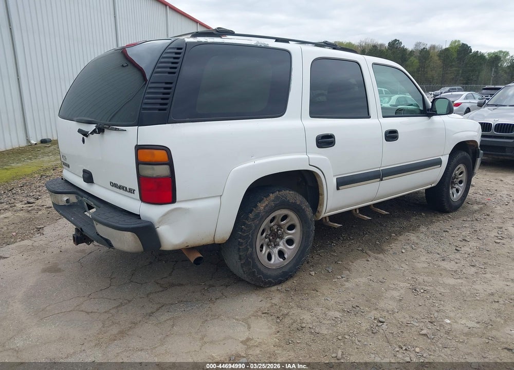 2004 CHEVROLET TAHOE LS VIN: 1GNEC13ZX4J125835
