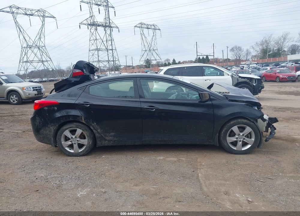 2013 HYUNDAI ELANTRA GLS VIN: 5NPDH4AE3DH399913