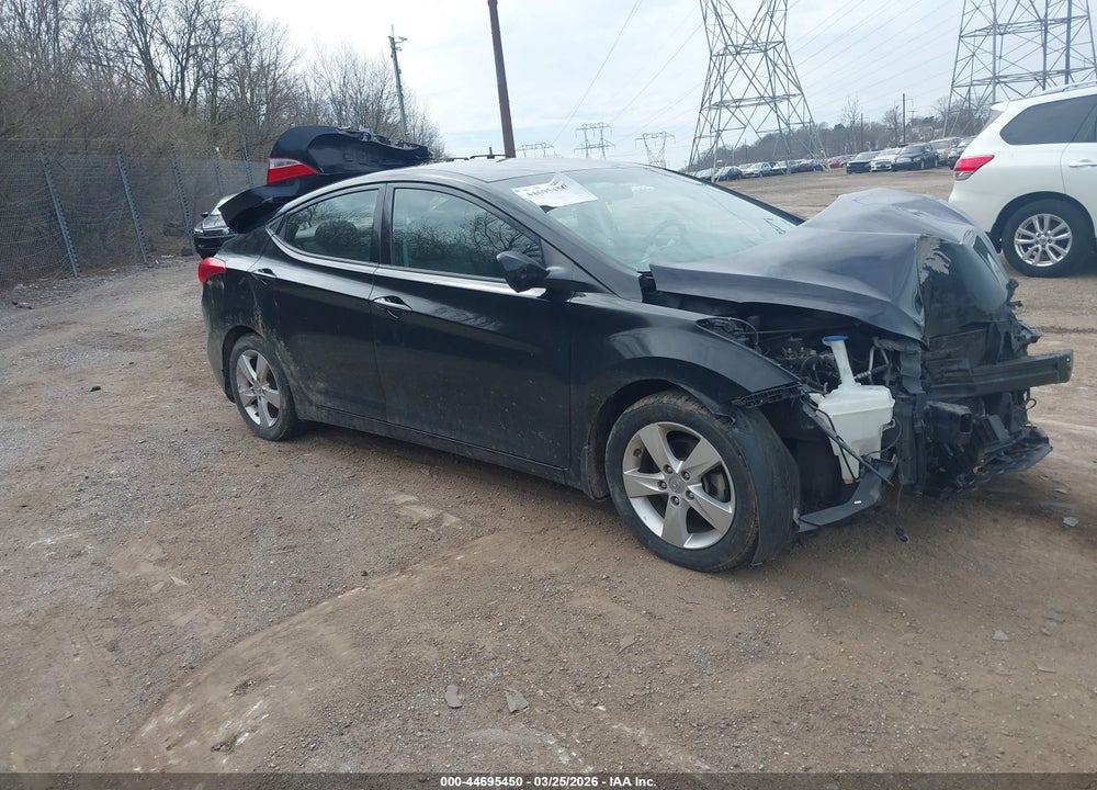 2013 HYUNDAI ELANTRA GLS VIN: 5NPDH4AE3DH399913
