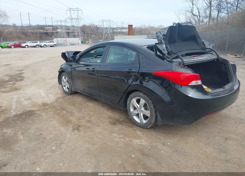 2013 HYUNDAI ELANTRA GLS VIN: 5NPDH4AE3DH399913