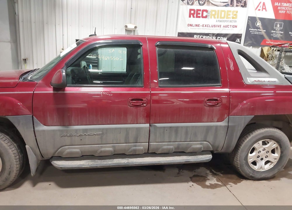 2004 CHEVROLET AVALANCHE 1500 VIN: 3GNEK12T84G161413