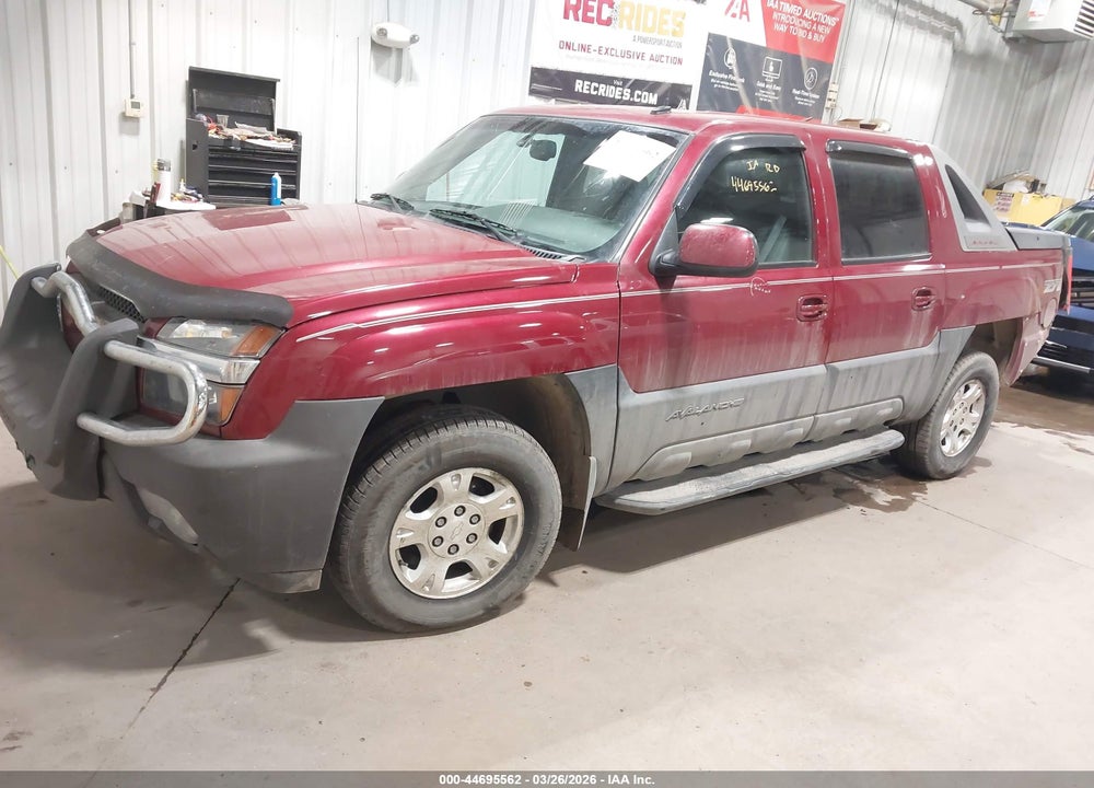2004 CHEVROLET AVALANCHE 1500 VIN: 3GNEK12T84G161413