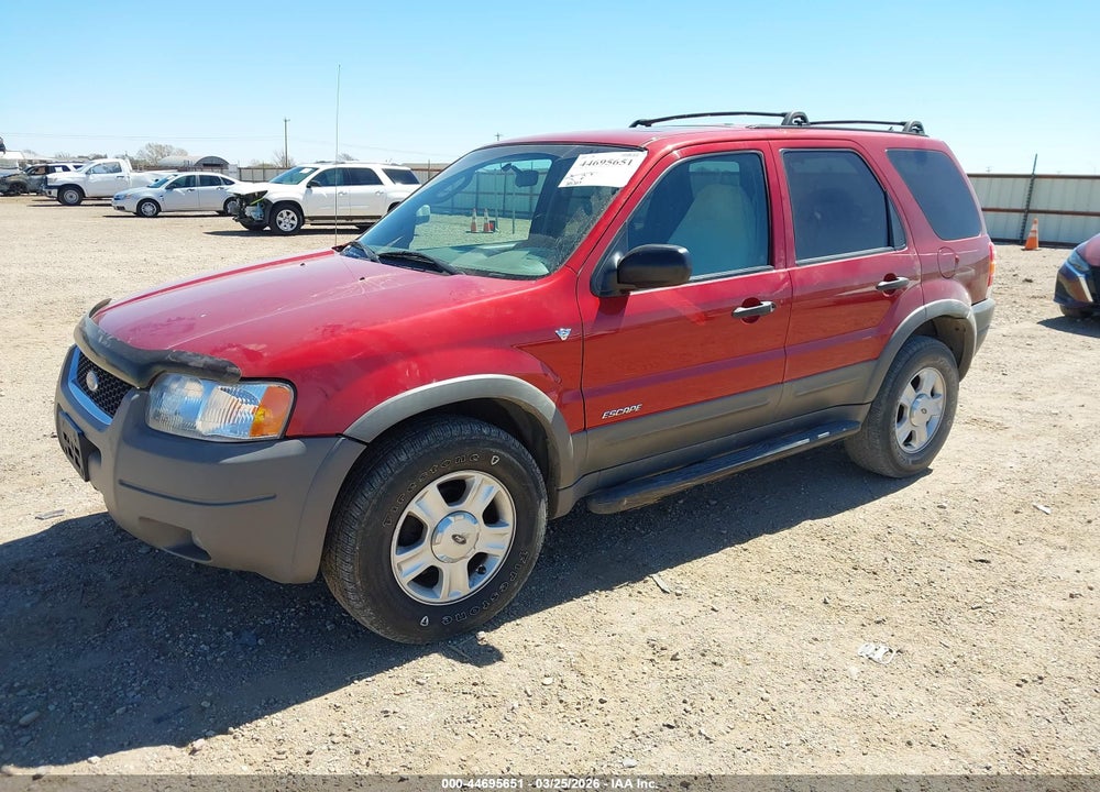 2001 FORD ESCAPE XLT VIN: 1FMCU04161KF77699
