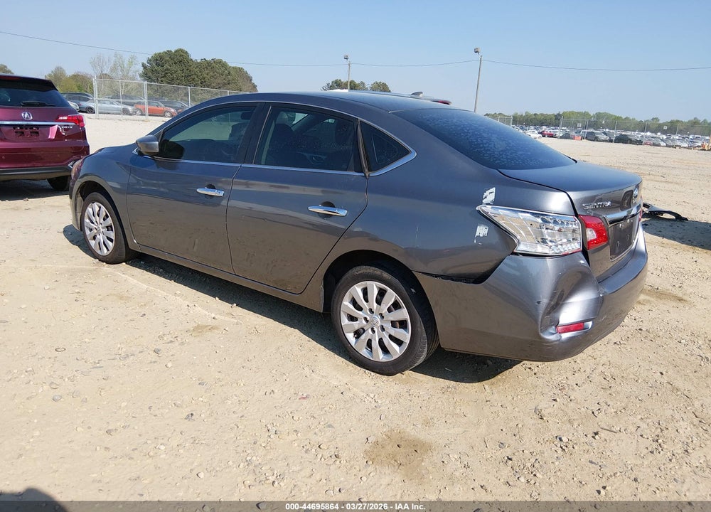 2015 NISSAN SENTRA S VIN: 3N1AB7AP7FY371564