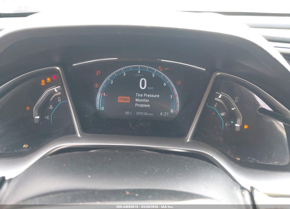2021 HONDA CIVIC EX VIN: 19XFC1F30ME205064