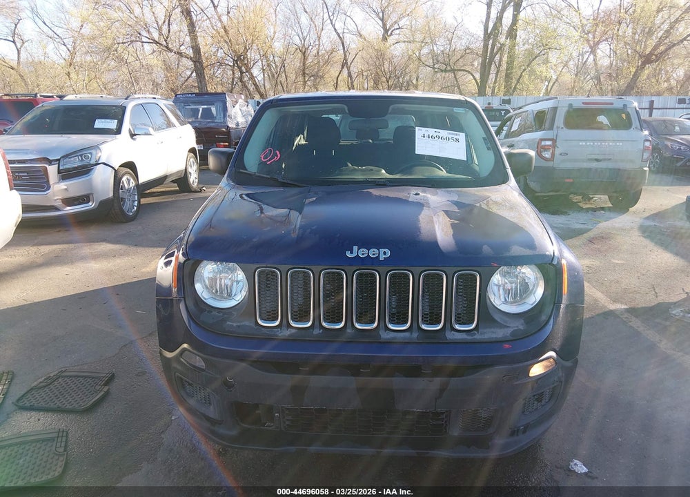 2017 JEEP RENEGADE SPORT 4X4 VIN: ZACCJBAB9HPG01743