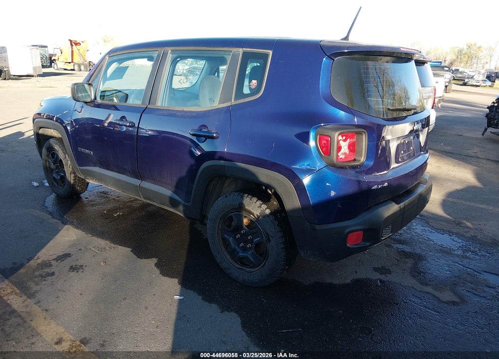 2017 JEEP RENEGADE SPORT 4X4 VIN: ZACCJBAB9HPG01743