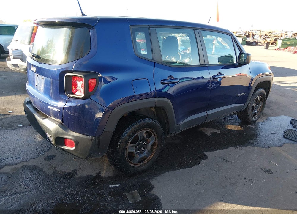 2017 JEEP RENEGADE SPORT 4X4 VIN: ZACCJBAB9HPG01743