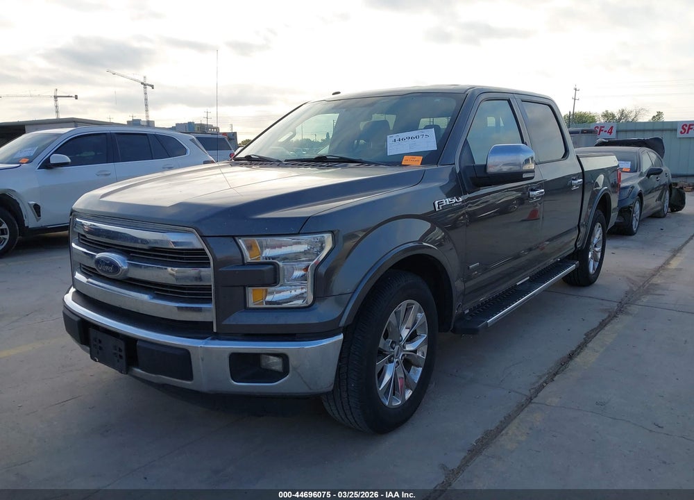 2016 FORD F-150 LARIAT VIN: 1FTEW1CP8GKF45431