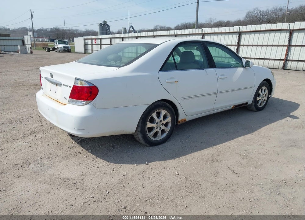 2005 TOYOTA CAMRY XLE V6 VIN: 4T1BF30K65U093998