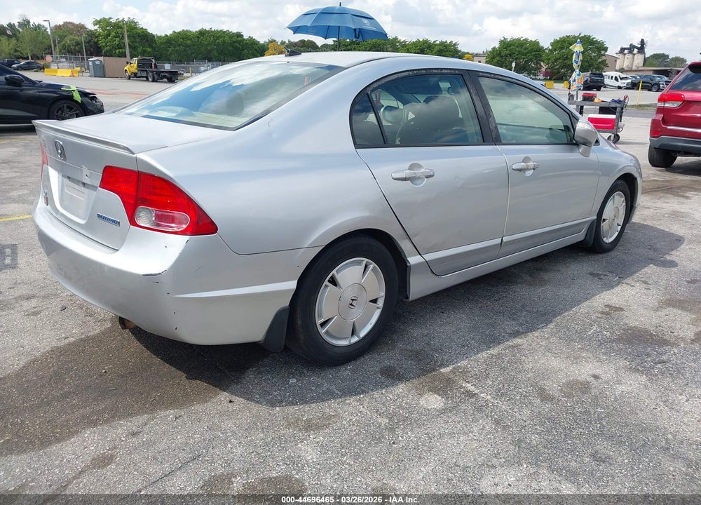 2007 HONDA CIVIC HYBRID VIN: JHMFA36277S018056