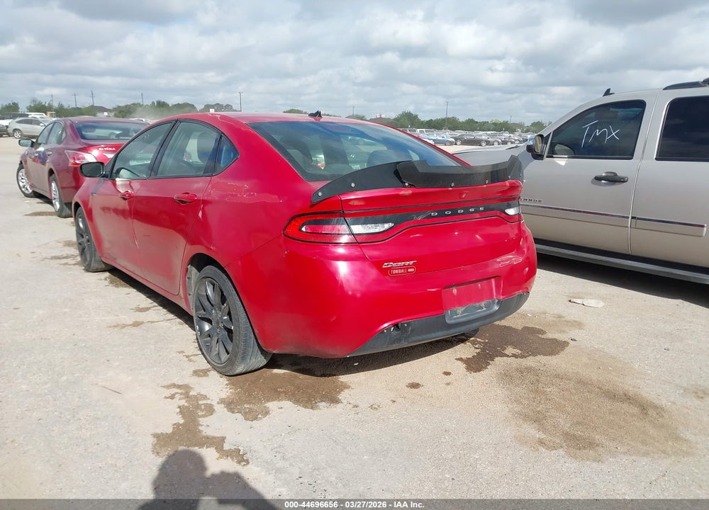 2016 DODGE DART SXT SPORT RALLYE VIN: 1C3CDFFA7GD816344