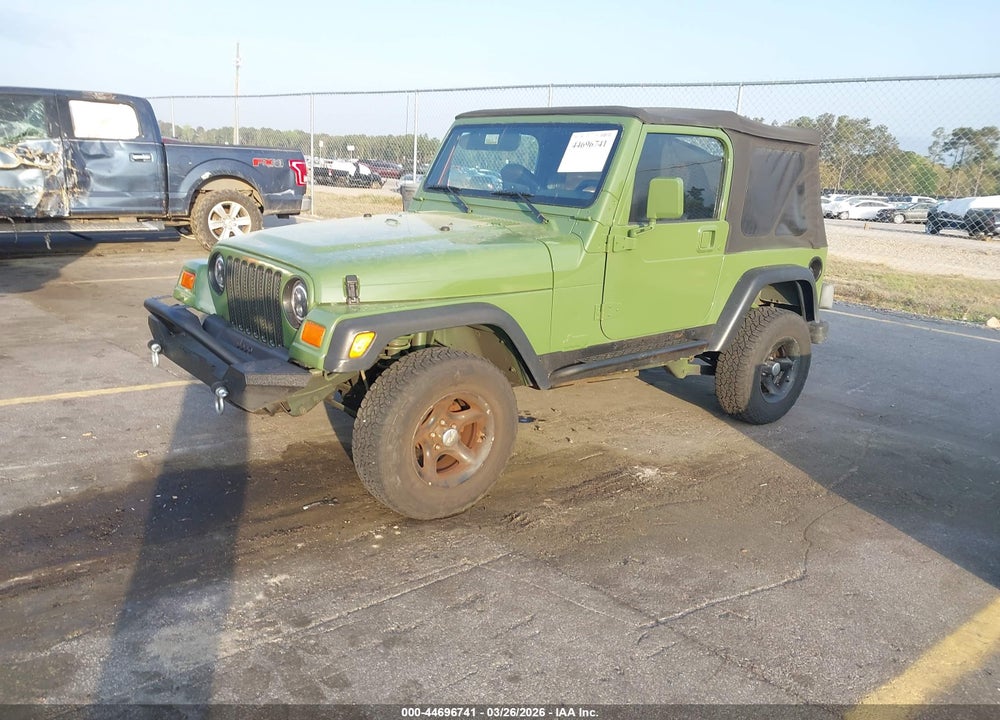 1997 JEEP WRANGLER SE VIN: 1J4FY29P7VP453135