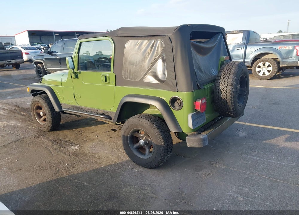 1997 JEEP WRANGLER SE VIN: 1J4FY29P7VP453135