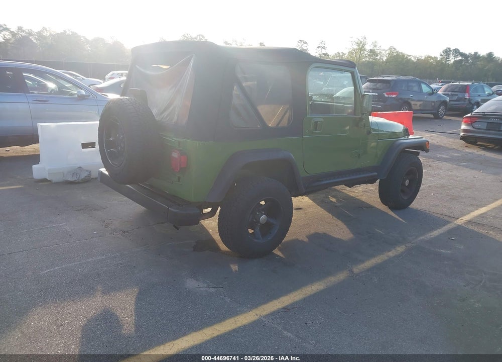1997 JEEP WRANGLER SE VIN: 1J4FY29P7VP453135