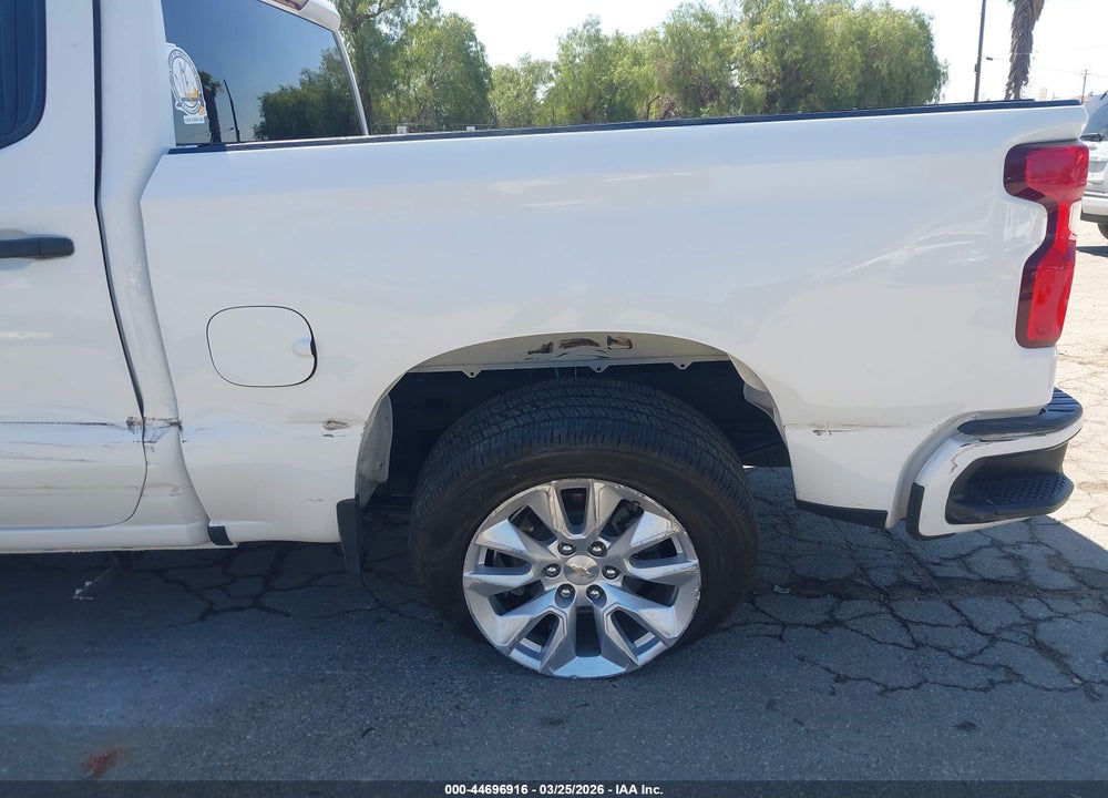 2021 CHEVROLET SILVERADO 1500 2WD  SHORT BED CUSTOM VIN: 1GCPWBEK6MZ315180