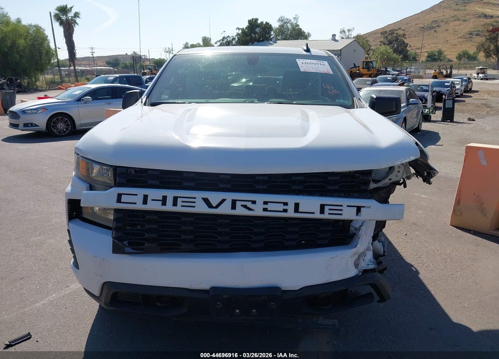 2021 CHEVROLET SILVERADO 1500 2WD  SHORT BED CUSTOM VIN: 1GCPWBEK6MZ315180