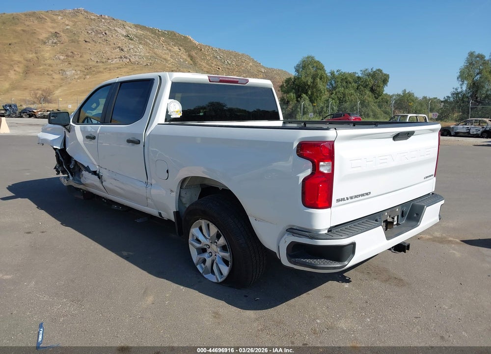 2021 CHEVROLET SILVERADO 1500 2WD  SHORT BED CUSTOM VIN: 1GCPWBEK6MZ315180