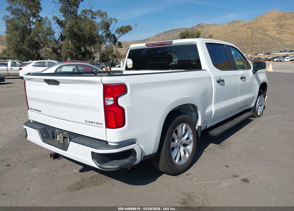 2021 CHEVROLET SILVERADO 1500 2WD  SHORT BED CUSTOM VIN: 1GCPWBEK6MZ315180