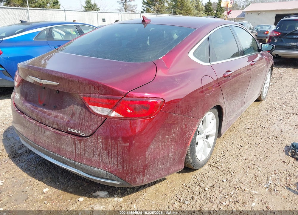 2016 CHRYSLER 200 C VIN: 1C3CCCCBXGN110543