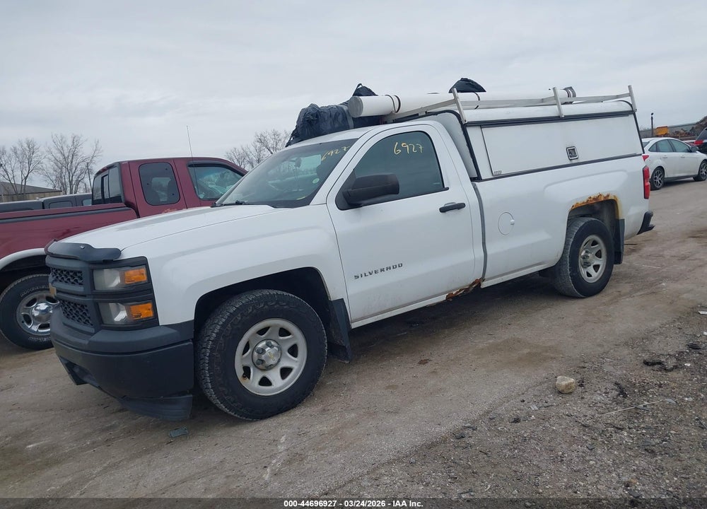 2014 CHEVROLET SILVERADO 1500 WORK TRUCK 1WT VIN: 1GCNCPEH1EZ411947