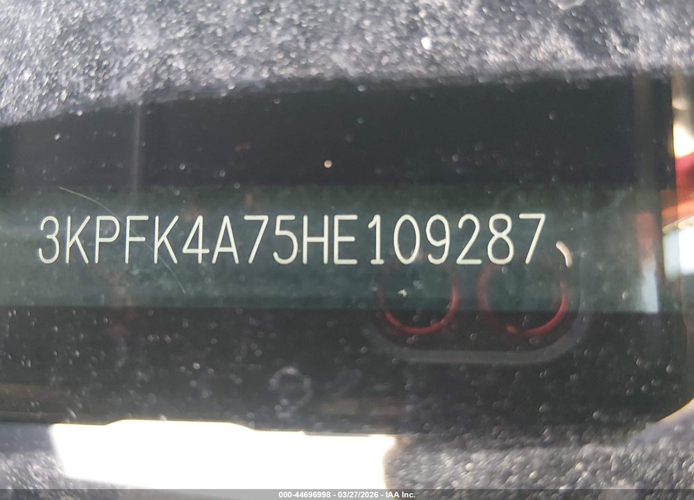 2017 KIA FORTE LX VIN: 3KPFK4A75HE109287