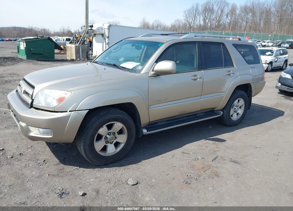 2003 TOYOTA 4RUNNER LIMITED V8 VIN: JTEBT17R738004283