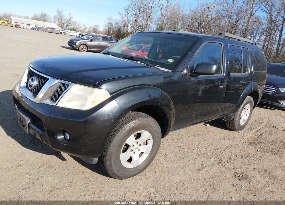 2008 NISSAN PATHFINDER S VIN: 5N1AR18B08C650944