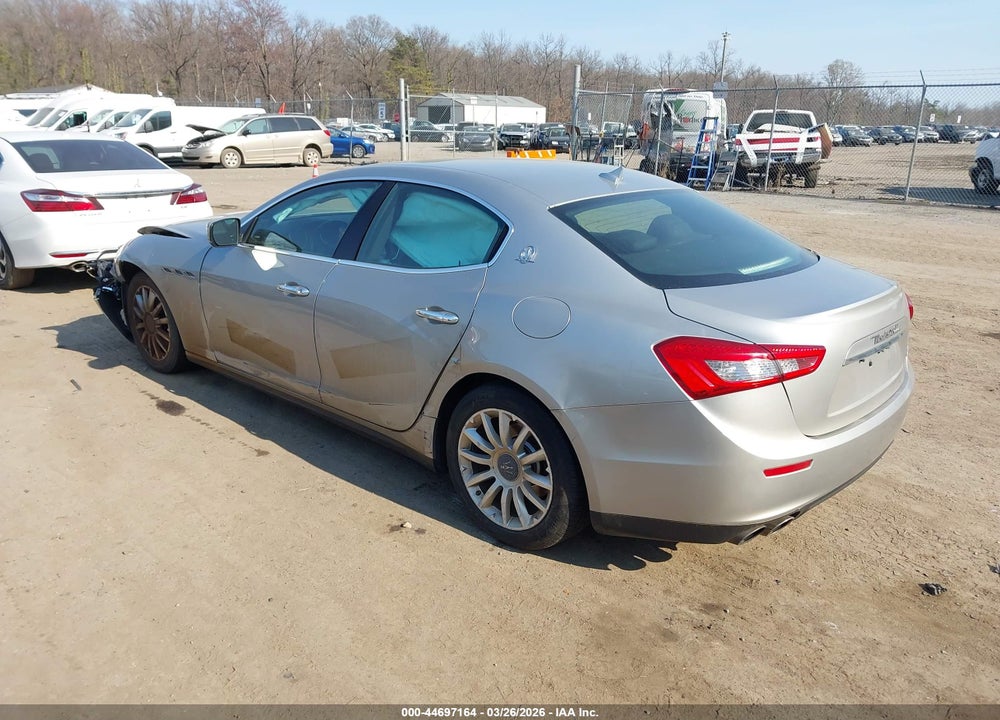 2014 MASERATI GHIBLI VIN: ZAM57XSA5E1106280