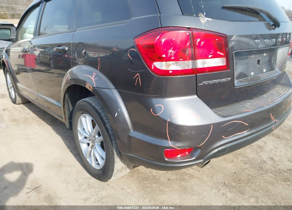 2015 DODGE JOURNEY SXT VIN: 3C4PDCBG0FT743929