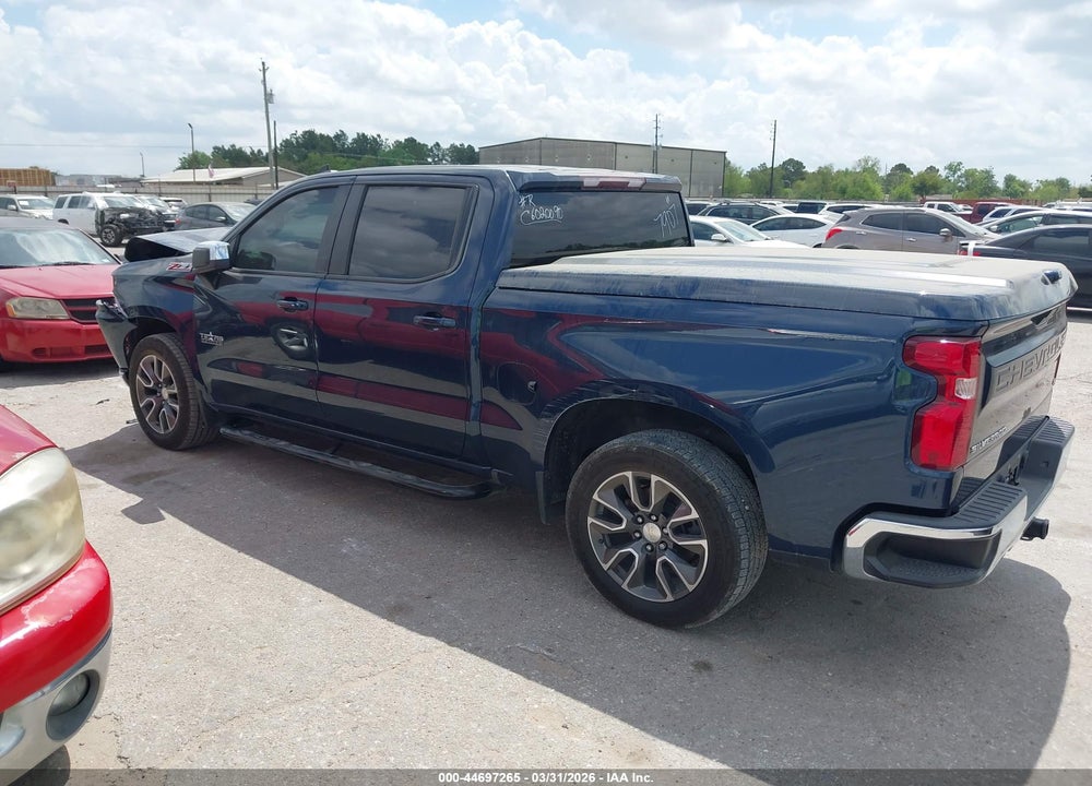 2021 CHEVROLET SILVERADO 1500 4WD  SHORT BED LT VIN: 3GCUYDED6MG467907